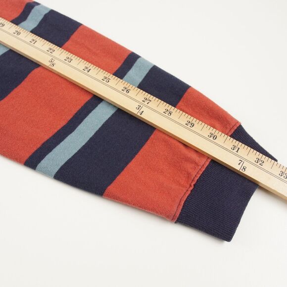 LL Bean Traditional Fit Vintage Soft Rugby Striped Long Sleeve Polo XL Tall - Picture 6 of 12